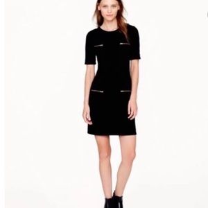 J.Crew black shift dress